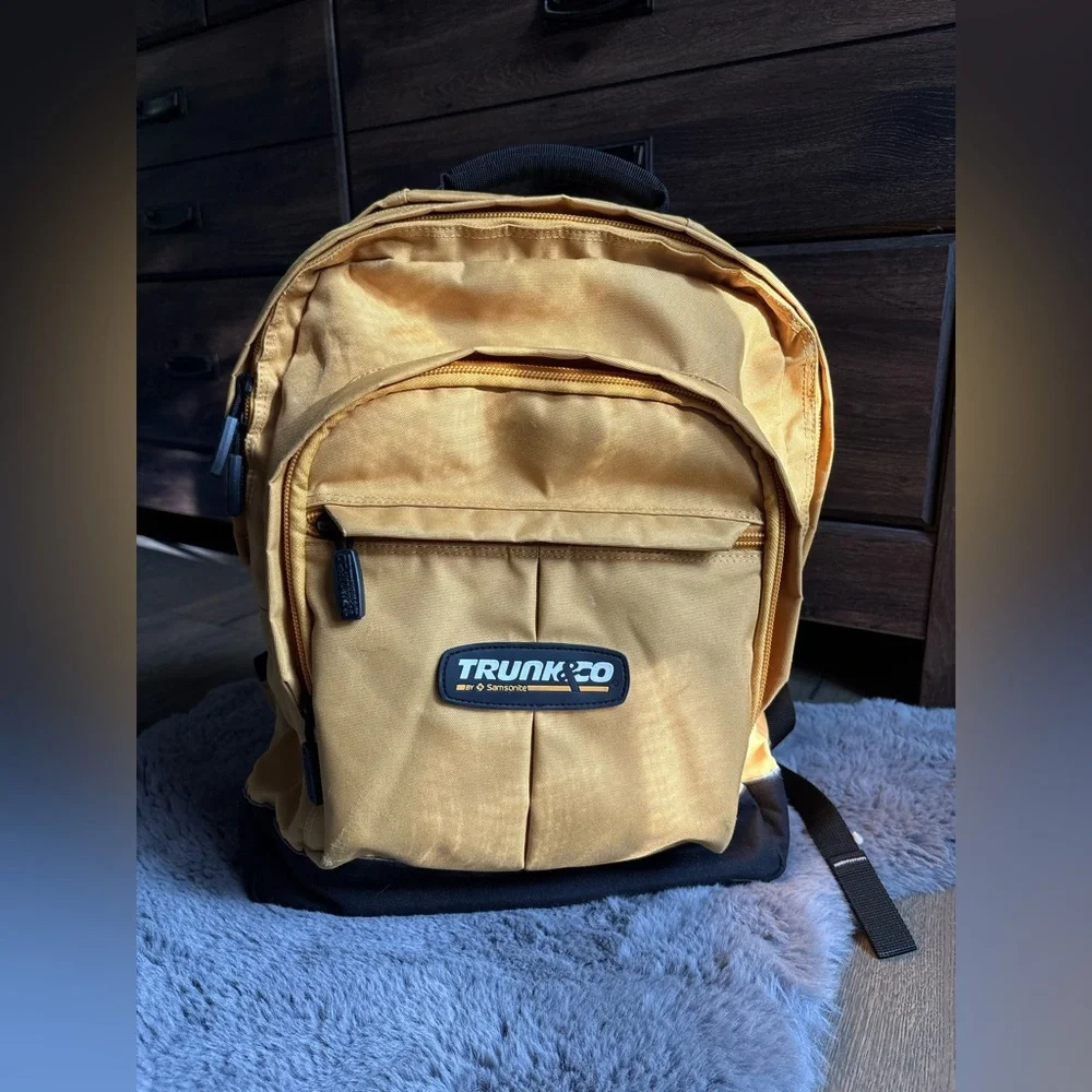 Samsonite Trunk & Co Backpack In Golden Yellow / Black